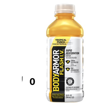 BODYARMOR FLASH I.V. Tropical Punch 20oz Btl