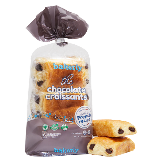 Bakerly Chocolate Croissants - 6ct