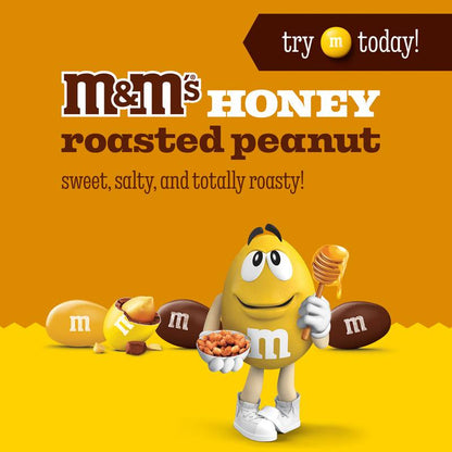 M&M'S Honey Roasted Peanut Chocolate Candy,  3.27 oz