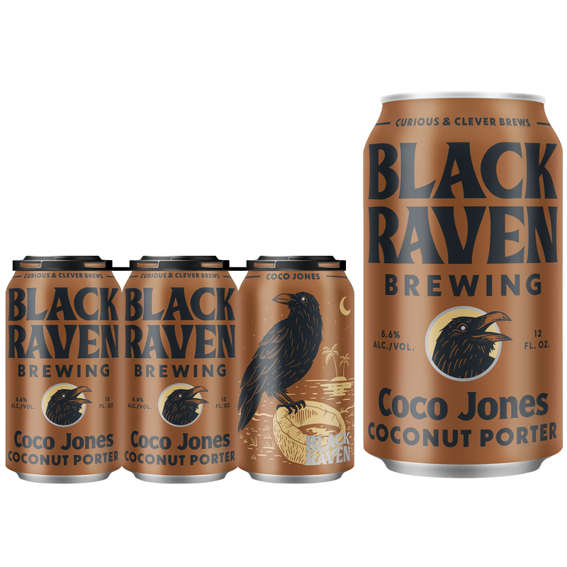 Black Raven Coco Jones Coconut Porter 6pk 12oz Can