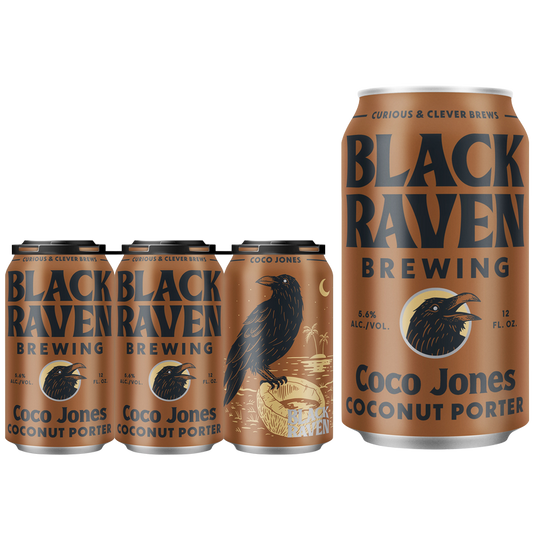 Black Raven Coco Jones Coconut Porter 6pk 12oz Can