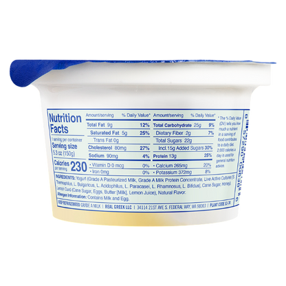 Ellenos Lemon Curd Greek Yogurt - 5.3oz