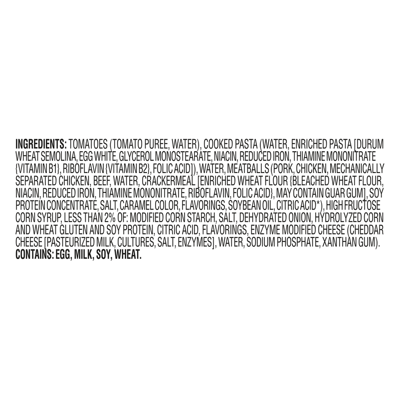 Chef Boyardee Spaghetti & Meatballs 7.5oz