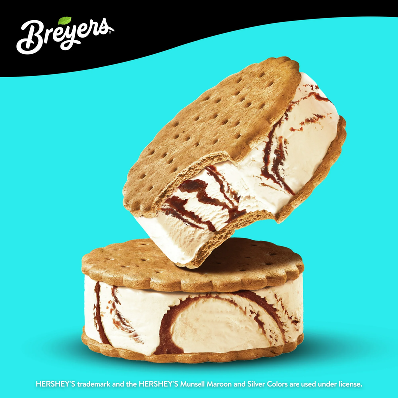 Breyers Hershey's S'mores Ice Cream Sandwiches 4ct