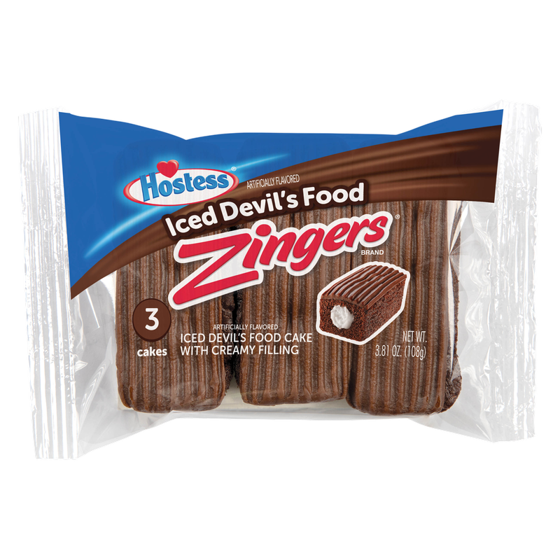 Hostess Chocolate Zingers, 3.81 oz