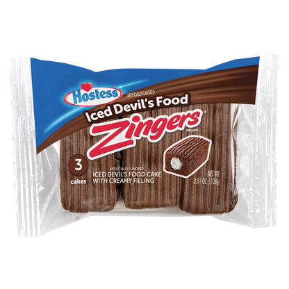 Hostess Chocolate Zingers, 3.81 oz