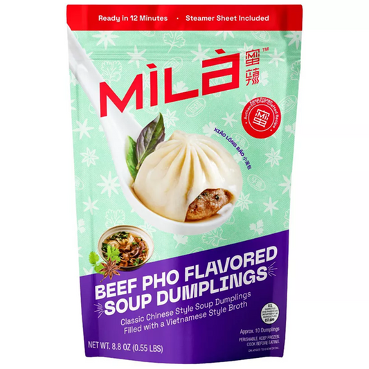 MiLa Beef Pho Flavored Soup Dumplings - 8.8oz