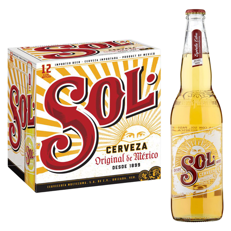 Sol 12pk 12oz Btl 4.5% ABV