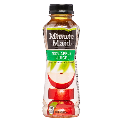 Minute Maid Apple Juice 12oz Btl