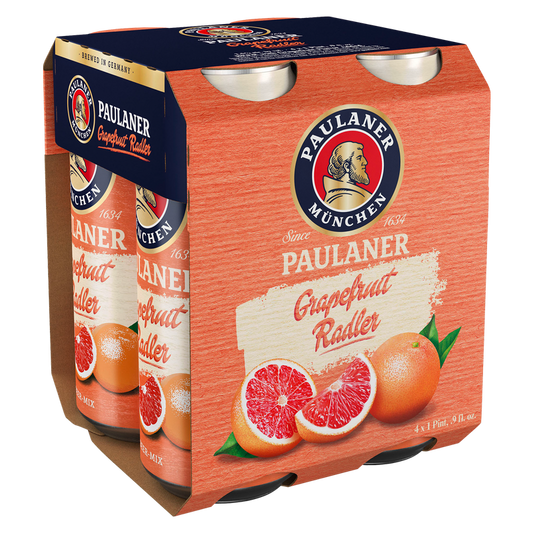 Paulaner Grapefruit Radler 4pk 16.9oz Can