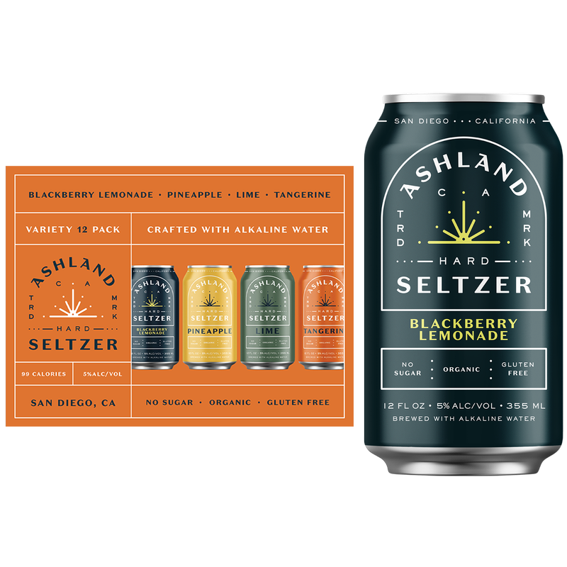 Ashland Hard Seltzer Original Variety 12pk 12oz Can