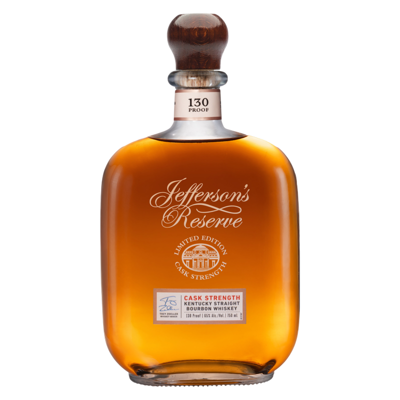Jefferson's Reserve Cask Strength Bourbon 750ml Bottle