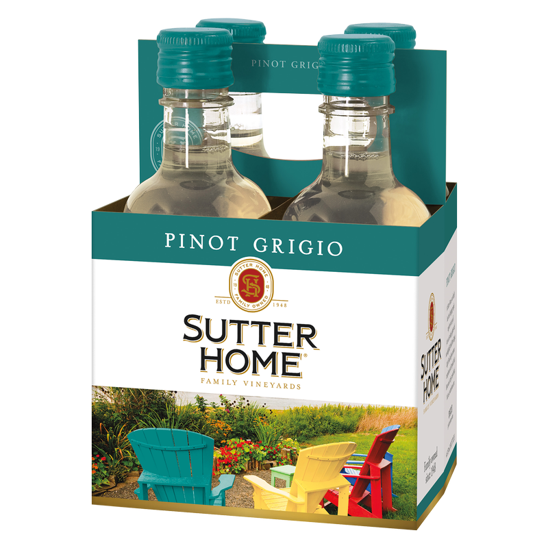 Sutter Home Pinot Grigio 4pk 187ml
