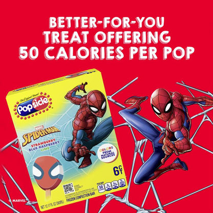 Popsicle Spider-Man Frozen Bars 6ct