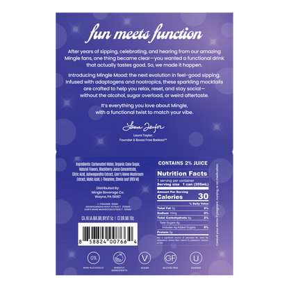 Mingle Mood Berry Lemon Bliss 4pk 12oz Can