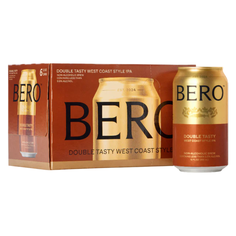BERO Double Tasty West Coast IPA Non-Alcoholic 6pk 12oz Can