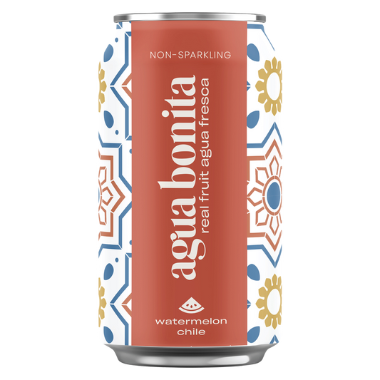 Agua Bonita 100% Real Fruit Agua Fresca Watermelon Chile 12oz