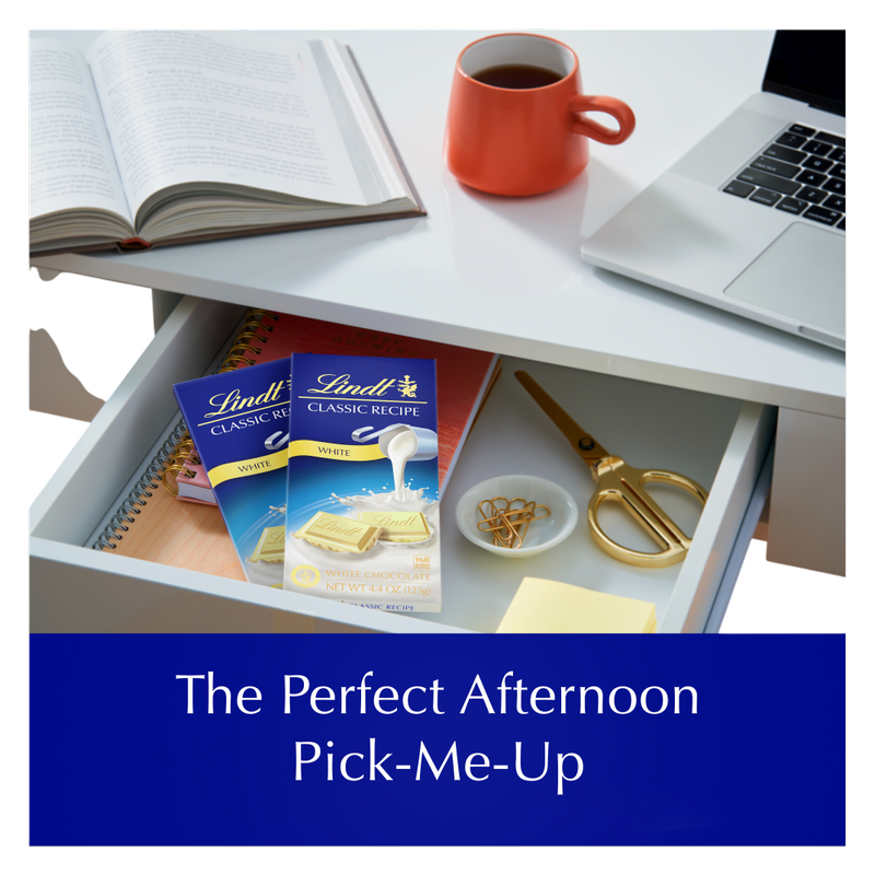 Lindt Classic Recipe White Chocolate Bar, 4.4oz