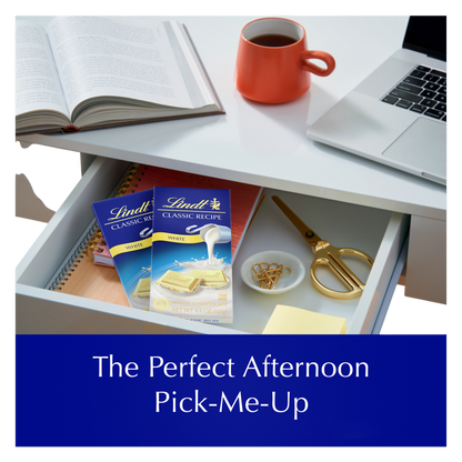 Lindt Classic Recipe White Chocolate Bar, 4.4oz