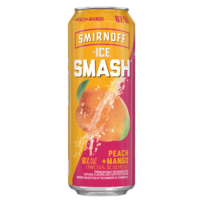 Smirnoff Ice Smash Peach Mango Single 23.5oz Can