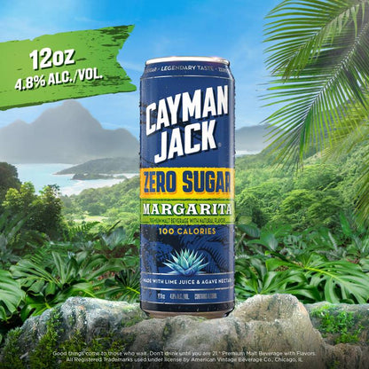 Cayman Jack Zero Sugar Margarita 12pk 12oz Cans 4.8% ABV