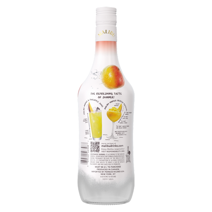 Malibu White Run with Mango Liqueur 750ml (42 proof)