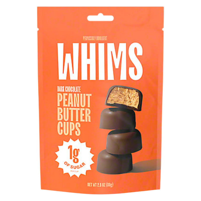 Whims Dark Chocolate Peanut Butter Cups, 2.8oz