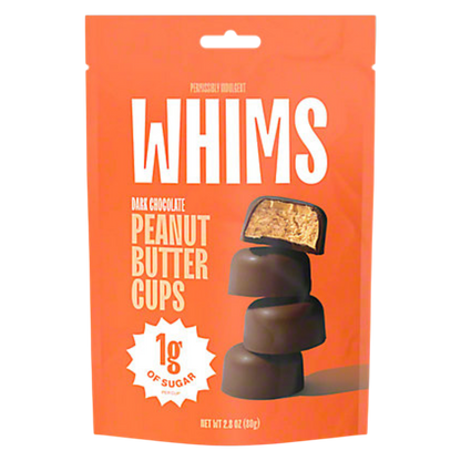 Whims Dark Chocolate Peanut Butter Cups, 2.8oz