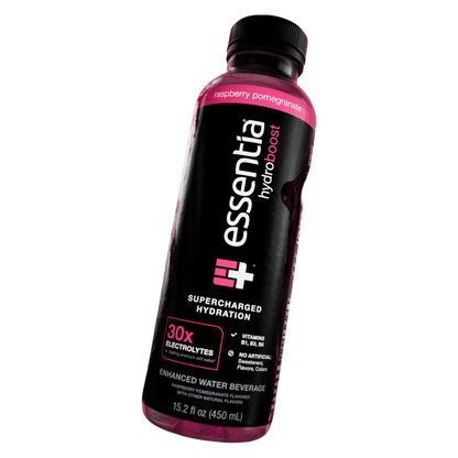 Essentia Hydroboost Raspberry Pomegranate 12pk 15.2oz Bottle- XL