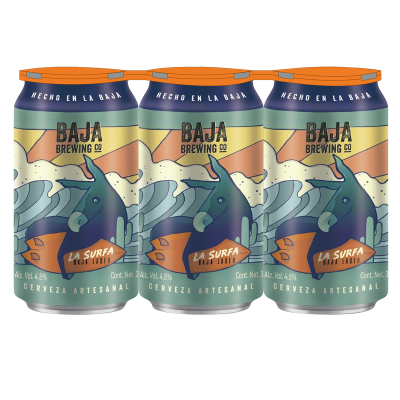 Baja Brewing Co. La Surfa Lager 6pk 12oz Cans 4.5% ABV