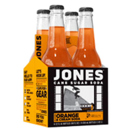 Jones Soda Orange Cream 12oz 4pk