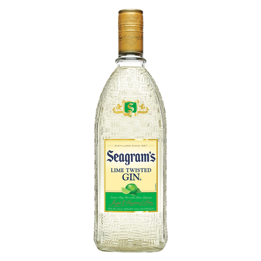 Seagram's Twisted Lime Flavored Gin 750ml (70 Proof)