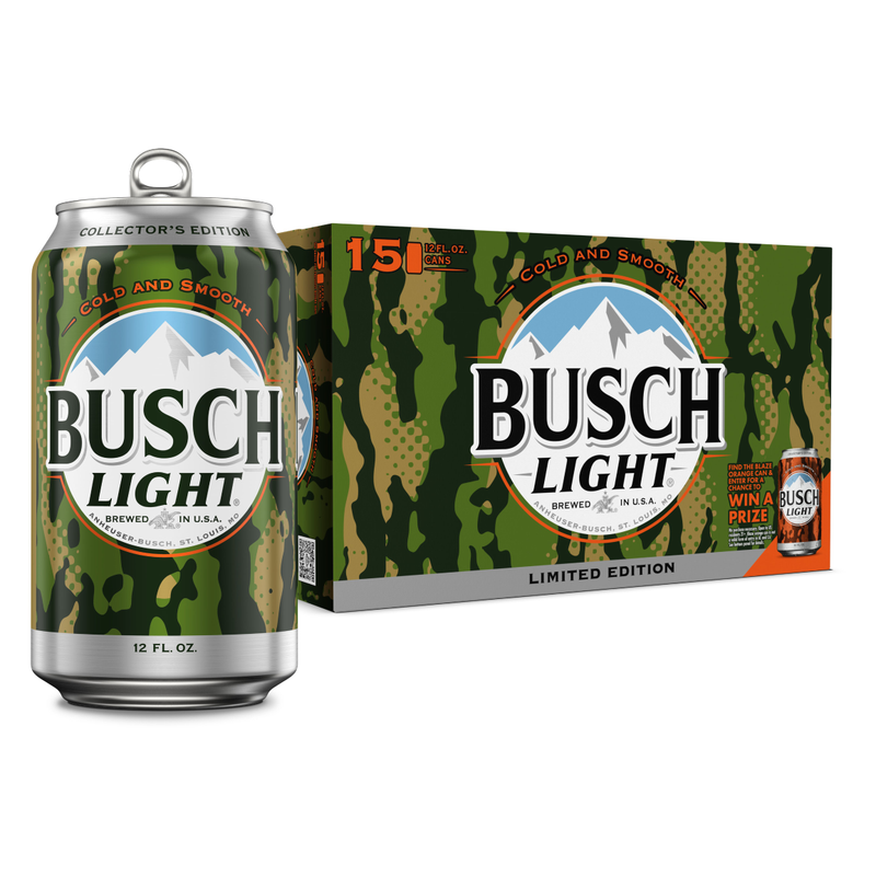 Busch Light 15pk 12oz Can 4.1% ABV