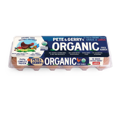 Pete & Gerry's Organic Grade A Large Brown Eggs - 12ct