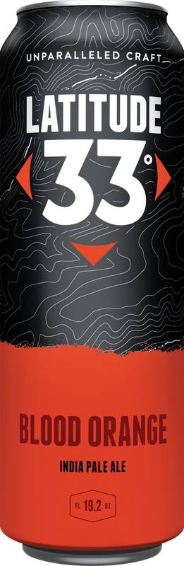 Latitude 33 Brewing Blood Orange IPA (19.2 OZ CAN)