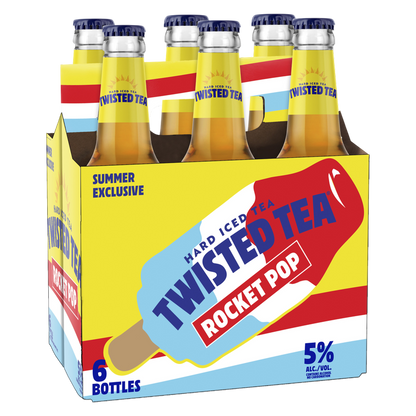 Twisted Tea Rocket Pop 6pk 12oz Btl 5.0% ABV