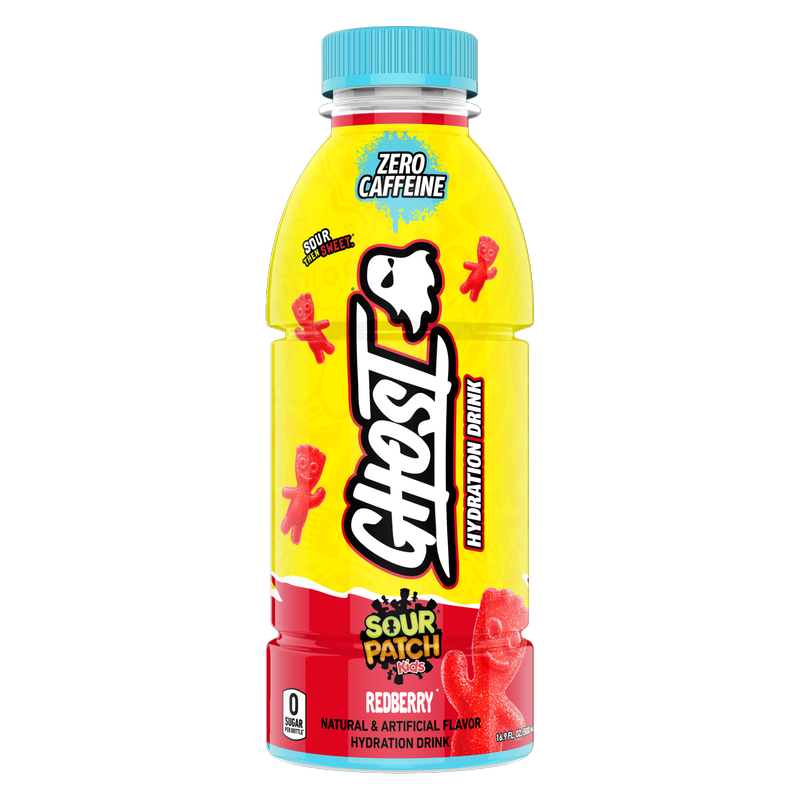 GHOST HYDRATION Sour Patch Kids Redberry 16.9oz Btl