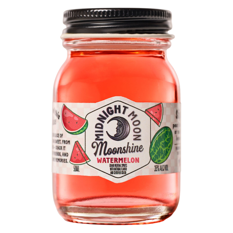 Midnight Moon Watermelon Moonshine 50ml 35% ABV
