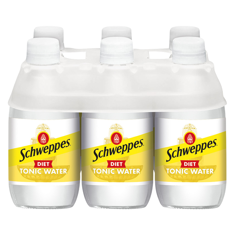 Schweppes Diet Tonic 6pk 10oz Btl