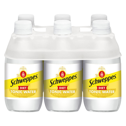 Schweppes Diet Tonic 6pk 10oz Btl