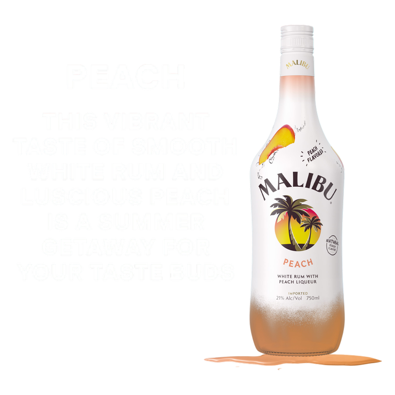 Malibu Rum Peach 750ml