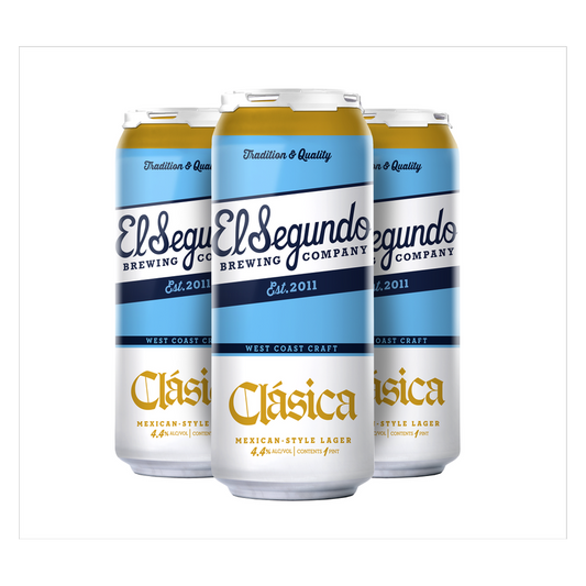 El Segundo Brewing Co. Clasica Mexican Lager (4PKC 16 OZ)