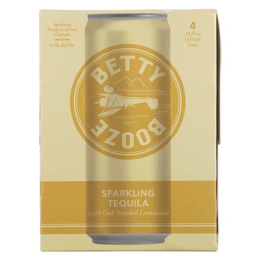 Betty Booze Sparkling Tequila Lemonade 4pk 12oz Can