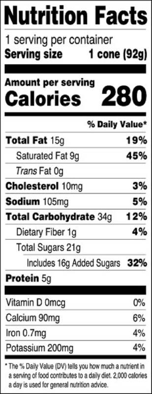 Blue Bunny Vanilla Cone