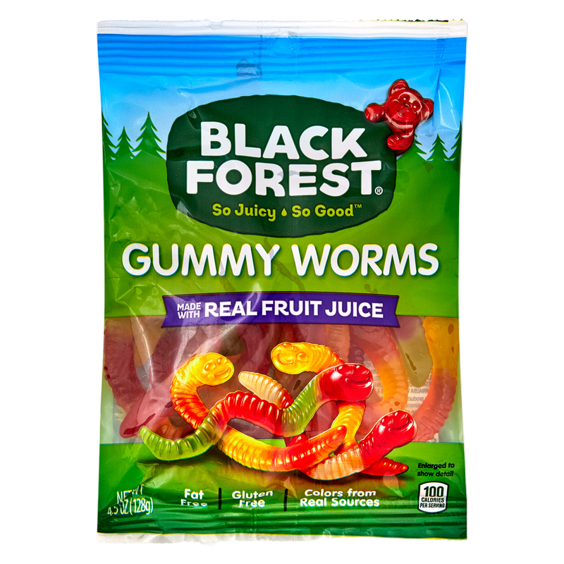 Black Forest Gummy Worms 4.5oz