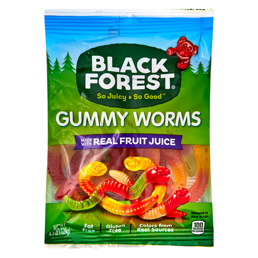 Black Forest Gummy Worms 4.5oz