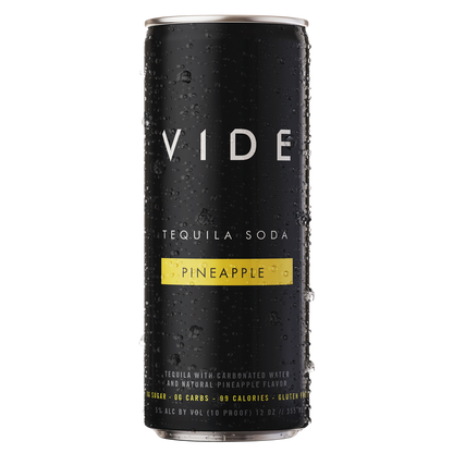 VIDE Pineapple Tequila Soda 4pk 12oz Can 5% ABV