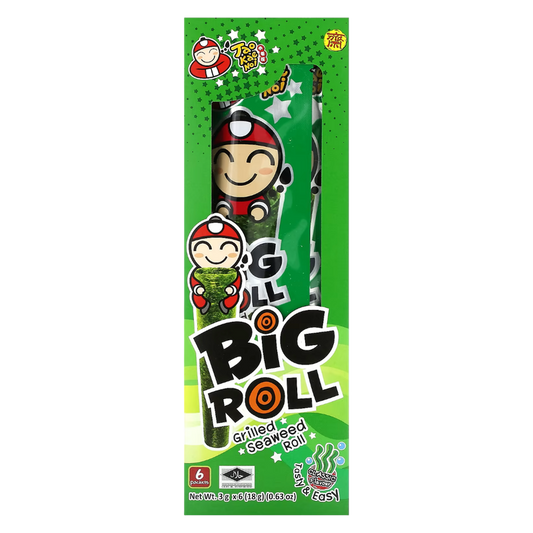 Tao Kae Noi Classic Big Rolll Grilled Seaweed Roll, 6-Pack, .63 oz