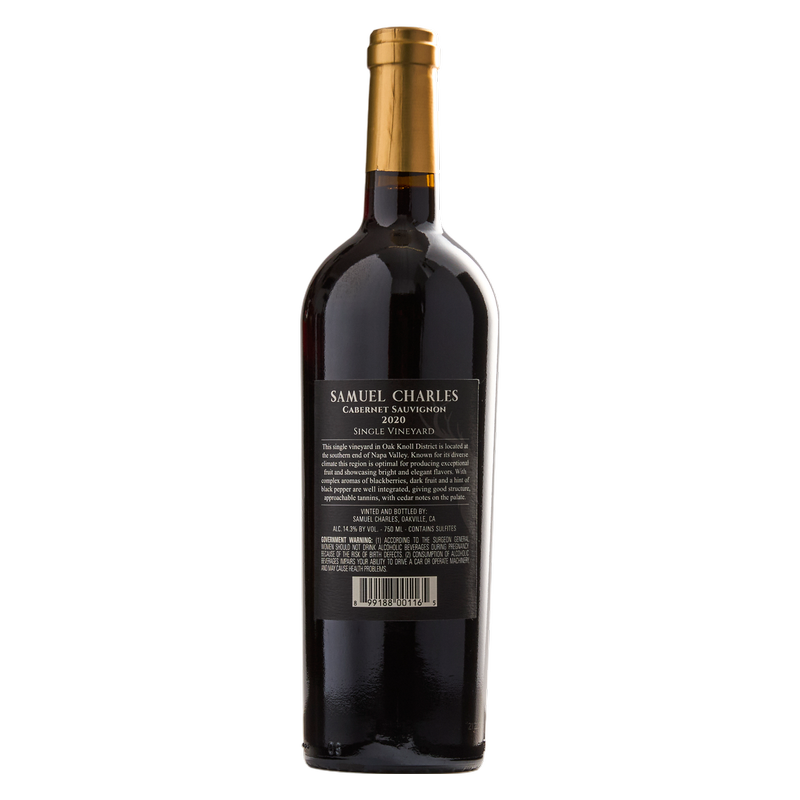Samuel Charles Oak Knoll Cabernet Sauvignon 750ml