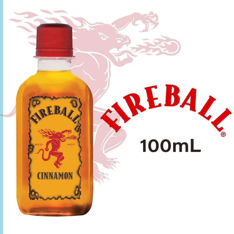 Fireball Hot Cinnamon Blended Whisky 100ml (33 Proof)
